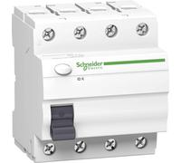 Schneider Electric A9Z01425 Disyuntor de Corriente Residual ID K, 4P, 30 mA, Tipo A, 25 Ampere