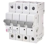 Interruptor de protección de línea ETI ETIMAT P10 B25 3 polos. + N