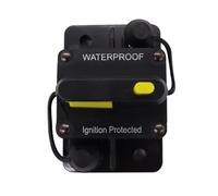 Interruptor de protección impermeable para MinnKota, 12 V-48 V, restablecimiento manual de fusibles automáticos para marinos, barcos, autocaravanas, sistemas de audio y de iluminación (120 A)