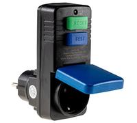 Interruptor de protección personal protección de corriente residual para toma 230V disyuntor exterior 30ms I separación de 2 polos 30mA Protección IP44 contra descargas eléctricas