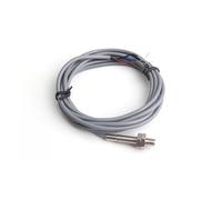 Interruptor de proximidad de inducción metálico en miniatura, sensor de proximidad de 3 hilos M3/M4/M5/M6 con cable de 2 m, Φ3/4/6/6,5 PNP NPN NO NC.(M6,NPN NO)