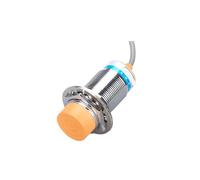 Interruptor de proximidad inductivo con sensor de carcasa metálica, 12 V/24 V, directo, tres cables, PNP, normalmente abierto, M24, LJ24A3-10(DC Three wire PNP NC)