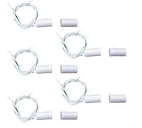 Interruptor de puerta magnético con cable MR-33 5 unidades, sensor de contacto de alarma de seguridad para tienda tienda sistema de alarma de puerta de casa