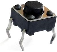 Interruptor de pulsador táctil micro, Alimentación 6 * 4,3 mm DIP PIN 12V 0.5A Interruptor de reinicio automático enchufable directo táctil