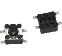 Interruptor de pulsador táctil micro, Microinterruptores 50 Uds interruptor táctil Panel SMD Mini botón SMT 4 pines,5 * 4,5 MM