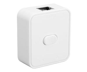Interruptor de Red Gigabit de 2 Puertos, Adaptador Divisor de Red RJ45 de 8 Pines, Interruptor Extensor PoE de 10/100/1000Mbps 2 en 1 en 1 en 2 hacia Fuera, Pequeño y Delicado, Plug and Play