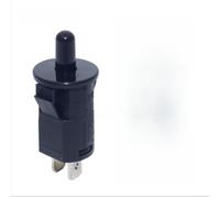 Interruptor de refrigeración normalmente cerrado, pulsador de 10 mm de altura, resistente al calor hasta 200 °C para horno y refrigeración, 3 A 125 VAC/1 A 250 VAC, carcasa de nailon con contactos