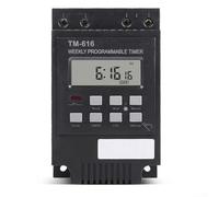 Interruptor de relé de control de tiempo digital de programador semanal personalizable, capaz de gestionar cargas de hasta 6500 con eficacia