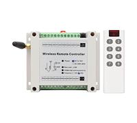 Interruptor de Relé de Control Remoto Inalámbrico RF, DC 12V-36V, 8 Canales, Módulo 433Mhz, Kit Transmisor-Receptor Para Luces y Abre-puerta de Garaje