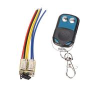 Interruptor de relé de RF Klanata 433MHz Switch remoto con transmisor de relé de aprendizaje y receptor DC 3.7V a 12V Mini conmutador Módulo para el hogar