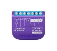 Interruptor de Relé SwitchBot Relay Switch 1 Wi-Fi Bluetooth Control por Voz y Seguridad