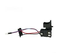 Interruptor de repuesto inalámbrico para taladro y llave inglesa, batería de litio de 21 V, construcción de plástico, diseño ergonómico compacto, color negro, control fácil de poner y apagar, se