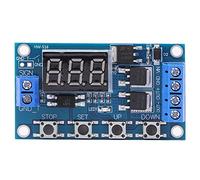 Interruptor de retardo con temporizador de 12 V y 24 V, módulo de relé de temporización, temporizador de ciclo de disparo, control de tubo dual MOS