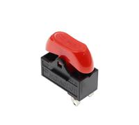Interruptor de secador de pelo de 4 piezas, 10 A, 250 V CA, interruptor basculante, interruptor de encendido y apagado de 3 posiciones for barco(Red)