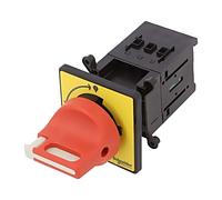 Schneider Electric Interruptor seccionador de paro de emergencia VCDN20 20A 74×60 mm Amarillo