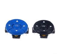 Interruptor de selección de 5 vías para entornos de tapa A14 con botón OK de flecha y para alineación de terminales B3F-4055 (azul)