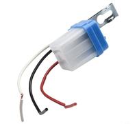 Interruptor de sensor crepúsculo 220V CA entrada 10A carga máxima para automatización de iluminación al aire libre en calles municipales puertos, aeropuertos y complejos industriales