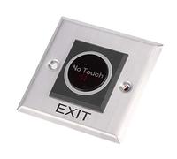Interruptor de Sensor de Infrarrojos, Interruptor de Salida de Puerta sin Contacto No Táctil de 12 V CC con Botón Trasero para Sistema de Control de Acceso, Botón de Liberación de Salida de Puerta por