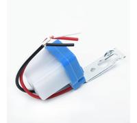 Interruptor de sensor de luz automático AC 220 V 10 A para iluminación de calle exterior, resistente a la intemperie, módulo crepuscular inteligente con rango de detección de 10 m y retraso de 0,1 s