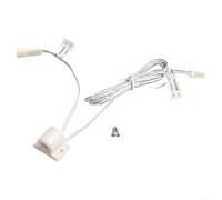 Interruptor de sensor de movimiento infrarrojo PIR ajustable de 12 V CC para tiras de luces LED, detección automática de cuerpo humano, control de temporizador de retardo para cabina (blanco)