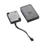 Interruptor de sensor de movimiento PIR inalámbrico, detector de cuerpo infrarrojo para gabinete, 12-24 V CC para control táctil inteligente de barrido manual, 180 grados para rango, negro