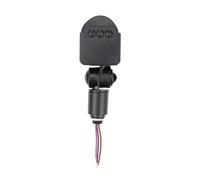 Interruptor de sensor de movimiento PIR infrarrojo automático de 12 V CC para exteriores para luz de inundación LED