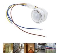 Interruptor de sensor de movimiento PIR LED de diseño elegante compatible con varios tipos de lámparas, fácil configuración AC110 240 V