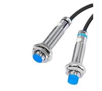 Interruptor de Sensor de proximidad Capacitivo M12, Cabezal, Cabezal Alto, 3 Cables, NPN, PNP, NO, NC, Distancia de detección de 2 mm, 5 mm Ajustable(High Head NPN NO)