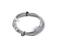 Interruptor de sensor de proximidad de tamaño pequeño M4 M5 M6 1 mm de acero inoxidable for automatización de inducción de metal.(M6 Threaded pipe,NPN NO)