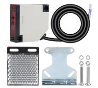 Interruptor de sensor fotoeléctrico E3JK-R4M1 6-36V DC, sensor fotoeléctrico retrorreflectante 4M con reflector, detección industrial precisa para automatización y sistemas de producción