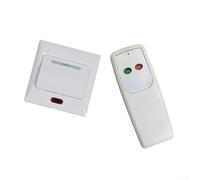 Interruptor de sensor infrarrojo, detector de movimiento PIR interruptor de pared con control remoto, interruptor de luz silencioso de 1/2/3 pandillas para automatización de iluminación del hogar 220