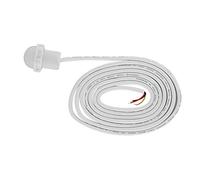 Interruptor de Sensor infrarrojo Sensor de Movimiento Alta sensibilidad Ahorro de energía Encendido automático Apagado para pasillos Baños Blanco 26x36 mm