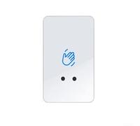 Interruptor de sensor infrarrojo sin contacto, botón de control sin contacto de 12 V/24 V con salida NO/NC, distancia de detección ajustable de 5 a 20 cm y retardo de 0,3 a 30 segundos para sistemas