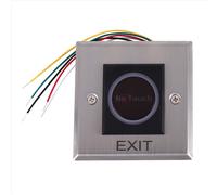Interruptor de sensor infrarrojo sin contacto, interruptores sin contacto, botón de salida de apertura de puerta con indicación LED
