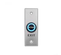 Interruptor de sensor infrarrojo sin contacto para ACS, botón de salida de acero inoxidable con funcionamiento sin contacto y fácil instalación para puertas