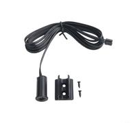 Interruptor de sensor táctil, 12 V-24 V, regulador de intensidad de movimiento de mano, sensor de infrarrojos para iluminación LED de armario, cocina, color negro (interruptor ondulado manual)