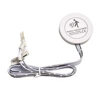 Interruptor de sensor táctil CC de 12 V-24 V para control LED de panel de madera, regulador de intensidad de barrido manual infrarrojo con prevención de incendios, compatible con espejo de armario