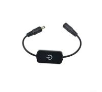 Interruptor de sensor táctil Dimmer DC 12V 24V para tira de luces LED 2835 5050 con brillo ajustable y función de encendido (negro)