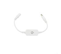 Interruptor de sensor táctil Dimmer para tira de luces LED para 2835 5050 DC 12V 24V con control de brillo suave y encendido apagado (blanco)