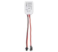 Interruptor de sensor táctil para luces de espejo - 12 V CC 5 A 60 W, control de un solo botón, compatible con superficies de vidrio/acrílico/espejo de 1 a 5 mm (cable individual)