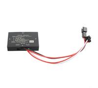 Interruptor de sensor táctil para luz de espejo de baño inteligente, módulo de control aislado DC12v con indicador de fondo, negro 5 x 5 cm (ON-OFF)