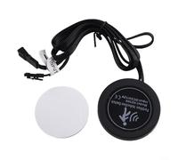 Interruptor de sensor táctil, regulador de intensidad LED, 12 V-24 V, control de vidrio de madera penetrable, sin taladro, para armario de cocina, armario, luz (interruptor táctil)