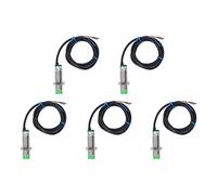 Interruptor de Sensores de Proximidad, 5 uds. Sensor de Proximidad Inductivo PNP Normalmente Abierto Protecci¨®n contra Cortocircuitos M18 Detecci¨®n de Enfoque de Distancia