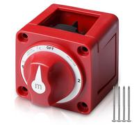 Interruptor de separación de batería, 300 A, interruptor principal de batería de 48 V, interruptor de separación de batería, interruptor de separación de potencia impermeable para barco, moto, yate,