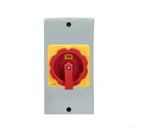 Interruptor de separación de carga, 63 A, 660 V, interruptor giratorio de 3 polos encendido/apagado con carcasa impermeable, CA 220 V/380 V, interruptor de carga para ventilación, aire acondicionado y
