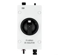 Interruptor de separación de carga CC 1000 V 32 A IP66 resistente al agua, interruptor aislante PV con desconexión rápida para sistema solar, para caravanas y barcos, 2P/4P (2P)