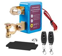 Interruptor de separación inalámbrico teledirigido para coche, 12 V, 240 A, interruptor de desconexión automático, interruptor de separación de batería remota con 2 mandos a distancia, relé de