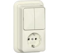 Interruptor De Serie Vertical Gira Con Toma Schuko 16A 250V - 417510
