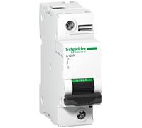 Schneider Electric A9N18342 C120N Interruptor Automático Magneto Térmico, 1P, 100A, Curva B, 73mm x 27mm x 81mm, Blanco