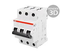 Interruptor de sobrecorriente 2CDS273001R0205 400VAC lNenn: 20A polos: 3 para...